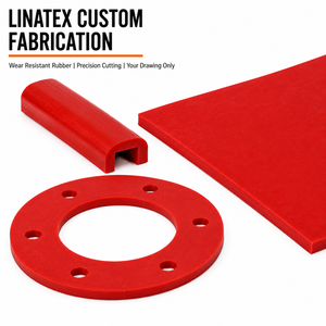 Servicio de Mecanizado CNC Personalizado y Corte de Precisión para Piezas de Goma Resistentes al Desgaste Linatex - Product Image 1