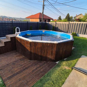 مخصصة الخشب البلاستيك المركبة الحديثة بركة Piscina في الهواء الطلق ingrood وحدات WPC حمامات السباحة سبا - Product Image 4
