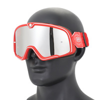 En stock, lunettes de moto 100% tout-terrain, lunettes de conduite hors route, lunettes de casque Harley coupe-vent et anti-poussière