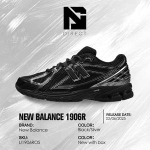 New Balance 1906R 'Black Silver' Men's Running Shoes Black Mesh Breathable Lace-Up Casual Walking Style Sneaker - Product Image 6