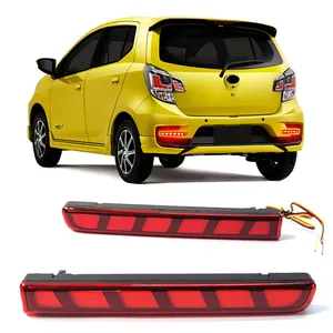 Toyota WIGO AGYA için LED arka tampon işıkları reflektör sürüş ters lamba fren dur dönüş sinyal ışığı araba otomobil parçaları