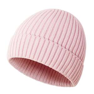 หมวกไหมพรมเด็กแบบนุ่มยืดหยุ่น OEM/ODM ผลิตจากอะคริลิก 100% สีลูกกวาด  สำหรับเด็กผู้ชายและเด็กผู้หญิง เหมาะสำหรับใส่เดินทางและให้ความอบอุ่น - Product Image 5