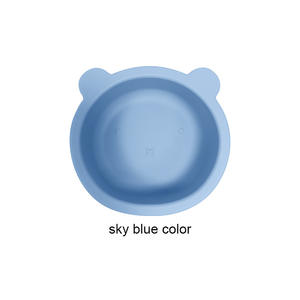 Bol à Manger en Silicone Anti-Chute Anti-Brûlure pour Bébé Vaisselle pour Enfants Fabriqué en Chine Modèle d'Alimentation Complémentaire Wqs-3573 - Product Image 6