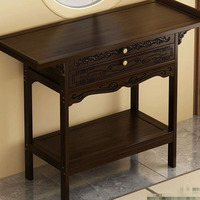 Nouvelle table d'autel en bois sculpté de style chinois avec tiroir, console de culte bouddhiste domestique pour usage en temple