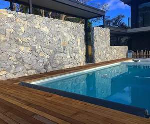 Thiết Kế Mới Đá Trang Trí Tường Ốp Màu Xanh Quartzit Khô Stack Đá Tường Ốp Bên Ngoài Đá Veneer - Product Image 5