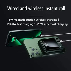 5000mAh magnétique sans fil Power Bank 20W Mini Power Bank <span class=keywords><strong>Batterie</strong></span> de rechange Charge rapide magnétique pour iPhone pour Samsung <span class=keywords><strong>Huawei</strong></span> - Product Image 2