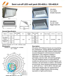 Luz de parede meia corte exterior da segurança ip65