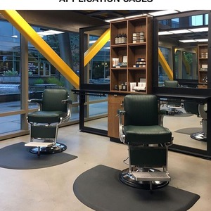 Cojín Redondo Impermeable Antifatiga para Silla de Barbería Z, Tapete Cuadrado Antifatiga para Silla de Salón - Product Image 2