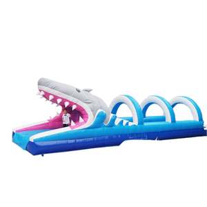 Glissière <span class=keywords><strong>gonflable</strong></span> commerciale de requin de grande glissière <span class=keywords><strong>gonflable</strong></span> de <span class=keywords><strong>ventre</strong></span> de requin avec la voûte pour des enfants et l'adulte - Product Image 1