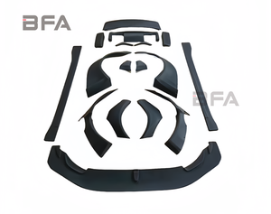 Kit de carrocería ancha estilo LB <span class=keywords><strong>para</strong></span> BMW Serie 4 M4 F82 F83: Labio delantero, faldones laterales, difusor trasero y guardabarros anchos. - Product Image 5