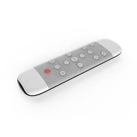 Télécommande universelle sans fil 2,4 G avec fonction vocale, mini-clavier Q40, pavé tactile et batterie rechargeable pour décodeur