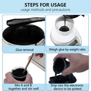 Adhésif de Potting Époxy Osbang 1,2 kg – Transfert Thermique, Étanche, Haute Adhérence, Transparent pour Pilotes LED - Product Image 6