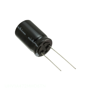 Condensador Original CAP ALUM 4700UF 20% 10V RADIAL de Orificio Pasante 4700 uF UHV1A472MHD6TN - Product Image 1