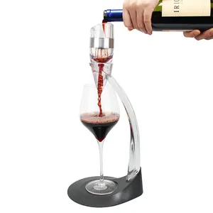 Multi Premium Wine Purifier Tower Stand Set Diffuser Air Aerating Strainer Dispenser Decanter Wine Aerator Pourer