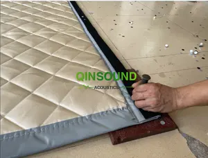 Sound Insulation Polyester Noise Insulation Foam Hanging Sound Barrier For Temporarily Build Outdoor Sound Insulation