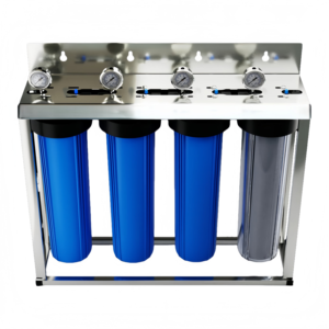 <span class=keywords><strong>Adoucisseur</strong></span> d'eau sans <span class=keywords><strong>sel</strong></span> <span class=keywords><strong>pour</strong></span> toute la maison, 4 étapes, 20 pouces, avec filtres à sédiments, métaux lourds, KDF, UDF, résine adoucissante et blocs de charbon - Product Image 4