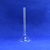 Entonnoir en quartz fondu de haute pureté |   Entonnoir conique de laboratoire résistant à la chaleur |   Capacité de soudage et de découpe |   Matériel de laboratoire à usage industriel pour