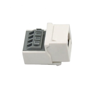 Cat3 <span class=keywords><strong>RJ11</strong></span> 4 broches <span class=keywords><strong>prise</strong></span> modulaire UTP sans outil <span class=keywords><strong>prise</strong></span> téléphonique à 90 degrés pour produits de télécommunication - Product Image 5