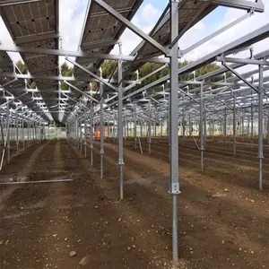 1Mw Solar Rekken Voor Landbouwgrond Irrigatie Solar Farm Montage Structuur Systeem