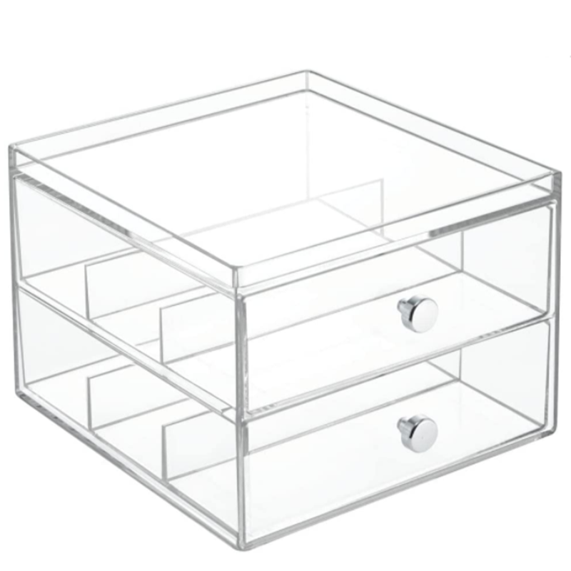 Складируемая пластиковая мешочек для хранения Организатор ящик держатель для солнцезащитных очков