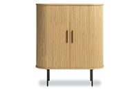 Meubles de maison naturels de Style rustique lit à manger en bois moderne armoire de rangement cachée armoire de rangement à panneaux latéraux