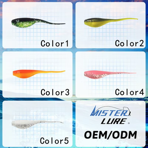 MISTER LURE-Leurre souple anti-véritable appât pour la pêche en rivière, en mer et en lac, lot de 5cm/0.7g - Product Image 2