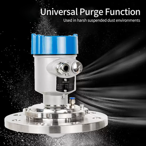 مقياس مستوى الرادار بشاشة LCD بتردد 80 جيجاهرتز، مستشعر مستوى المياه، مقياس مستوى 4-20 مللي أمبير، نظام هارت RS485، مقياس مستوى رادار عالمي من النوع القابل للتنظيف - Product Image 1