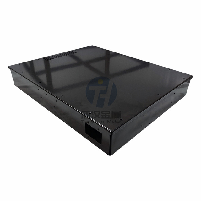 OEM  Aluminum Battery Cabinet or Steel Battery Box in Power Coating Black Color for Electric Box