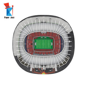 هدايا لنادي كرة القدم للمشجعين، أحجية ملعب كرة قدم ثلاثية الأبعاد على شكل معالم معمارية شهيرة - Product Image 4