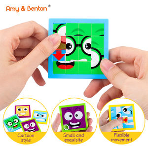 Vente en gros de jouets en plastique Expression Happy <span class=keywords><strong>Angry</strong></span> Children Puzzle Game for Kids - Product Image 2