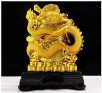 Décoration d'intérieur Fengshui, figurines de Bouddha riant en résine, design animal, ornements de dragon, figurines de Bouddha, statue, mascotte, Bouddha riant Maitreya