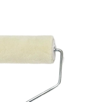 Pinceau de rouleau de peinture en laine bricolage de haute qualité de 4 pouces pour la peinture de maison de qualité industrielle avec support de personnalisation OEM