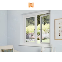 WANJIA maison fenêtres en plastique vinyle double vitrage fenêtres en pvc personnalisées en gros fenêtres à battant françaises