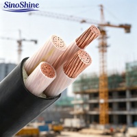 Câble d'alimentation blindé SinoShine YJV22 0,6/1KV 10-400mm² 2-5 conducteurs en cuivre, isolation XLPE, gaine en PVC