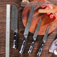 Couteau de cuisine japonais multifonctionnel à motif Damas, ambidextre, haute dureté, en acier inoxydable, pour la maison