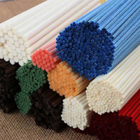 Bâton de diffuseur de manucure en rotin, multicolore, sans flamme, extension du parfum, bon marché, 3x200mm, 1 pièce