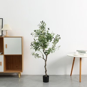 Cây nhân tạo ô liu cây nhân tạo cây nhân tạo trong nhà ngoài trời trang trí chậu cây - Product Image 5