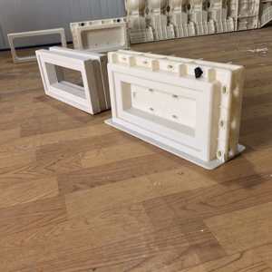 2025 Newest rectangle Concrete Double Sided design for Hollow Block Breeze Molds for Wall Decoration - Product Image 6