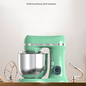Robot pâtissier ménager 5L avec une seule lame mélangeuse pour pétrir, battre les œufs et mélanger – Personnalisation transfrontalière - Product Image 2
