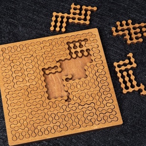 <span class=keywords><strong>Puzzle</strong></span> en bois à haute difficulté défi avancé hexagone jouet éducatif pour enfants casse-tête casse-tête - Product Image 4