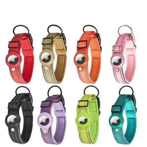 Collar de Perro de Cuero Ecológico de Alta Calidad, Color Sólido, Nuevo, Personalizado, Suave y Ajustable, Gran Venta - Product Image 1