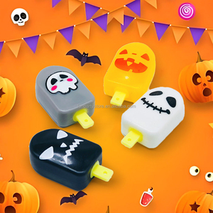 Jouets Squishy Halloween en forme de faucille, balles sensorielles TPR à presser, jouets anti-stress en forme de citrouille - Product Image 2