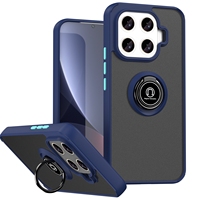 Étui antichoc avec anneau de support pour Xiaomi 17T Pro, support magnétique pour voiture, béquille, coque de protection pour téléphone