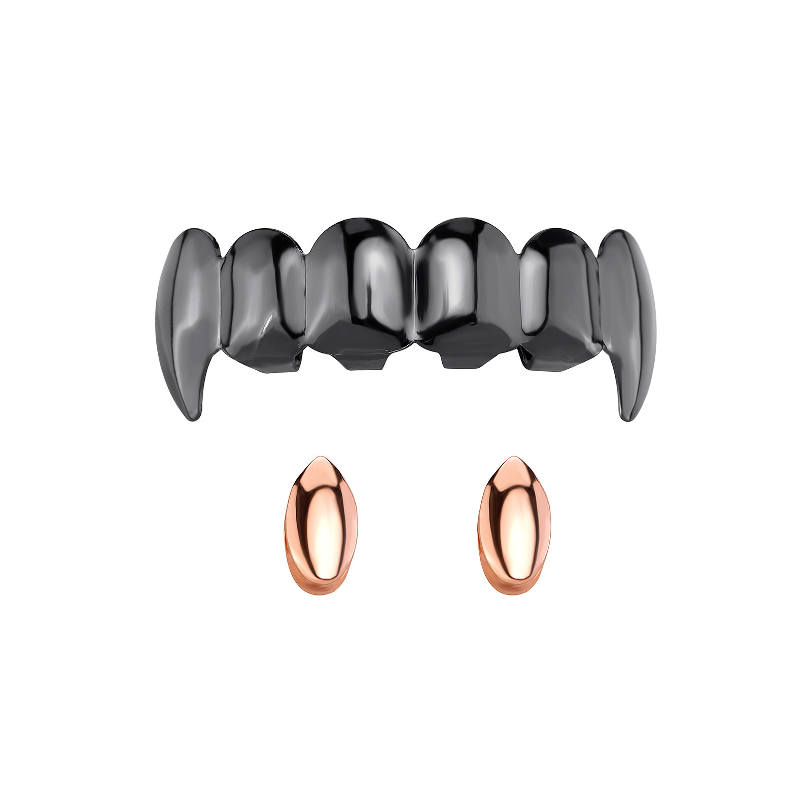 Negro + oro rosa