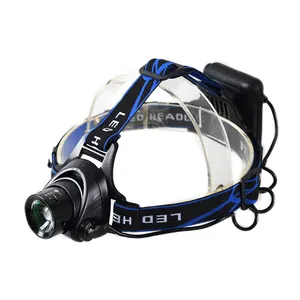 Headlight led headlamp zoom flashlight adjustable head lamp 1000lm XM-L AA/18650 battery front light zoomable