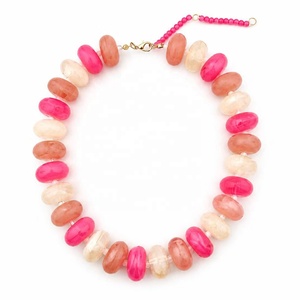 Collar <span class=keywords><strong>de</strong></span> Cuentas Hecho a Mano con Resina Acrílica Colorida, Estilo Bohemio, Moda 2026, <span class=keywords><strong>para</strong></span> Mujer, Joyería <span class=keywords><strong>para</strong></span> Vacaciones <span class=keywords><strong>de</strong></span> Verano en la Playa - Product Image 5