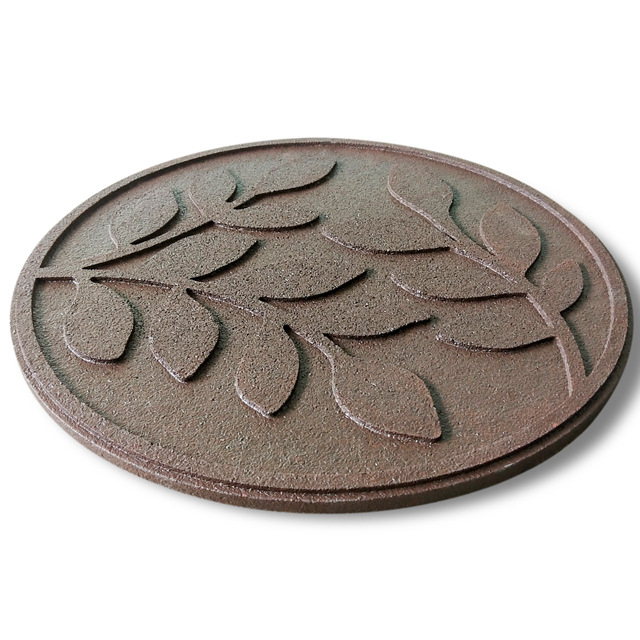 Eco-Friendly SBR Garden Pavers Recycled round Rubber Stepping Stones