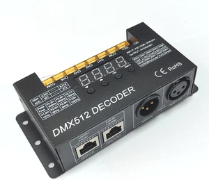 Hot bán 4-kênh DMX Bộ giải mã có thể kiểm soát những thay đổi của tải Led bằng cách nhận được DMX512 tín hiệu hỗ trợ DMX tầng - Product Image 3