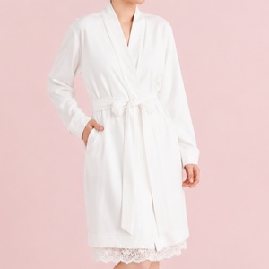 Oferta Especial: Bata de Satén Mate de Alta Calidad para Mujer, Kimono Sexy, Vestido Corto de Salón, Ropa de Dormir, Tallas Grandes, Camisón para Mujer - Product Image 1