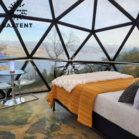 Tente dôme en plexiglas transparent 3M Lgloo verre avec isolation salle de bain deux étages à vendre vraiment pas cher